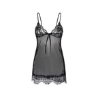 French Style Elegant Lace Detail Nightgown/Robe Set