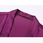 Fransız Stil Dantel Detaylı İpli Tasarım Gecelik/Sabahlık Set