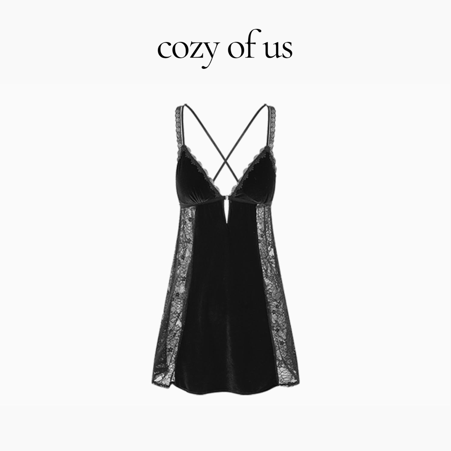 Fransız Yeni Stil Özel Kadife Dantel Gecelik/Sabahlık Set