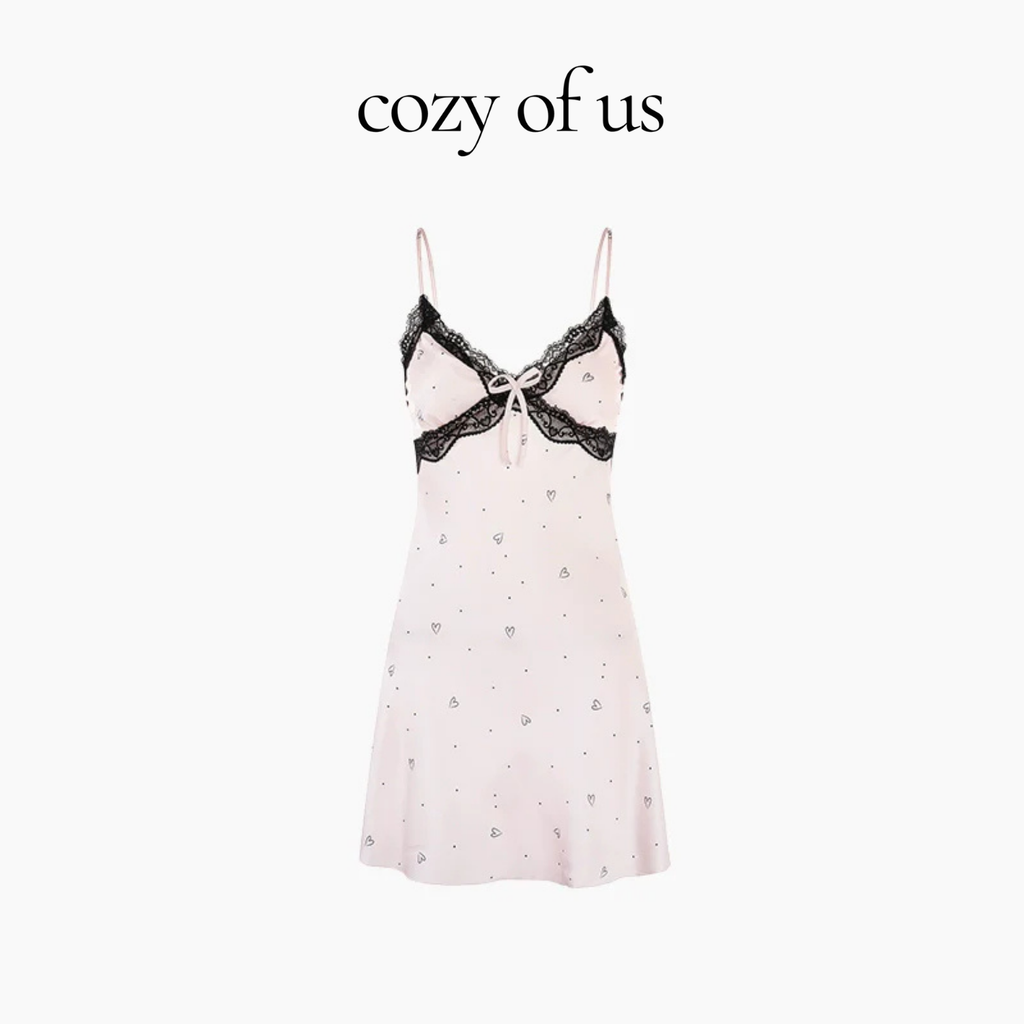 Fransız Yeni Stil Saten Dokulu İnce Model Saf Gecelik/Sabahlık Set