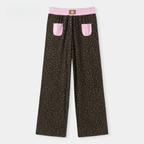 Hello Kitty Leopar Desenli Pamuklu Pantolon