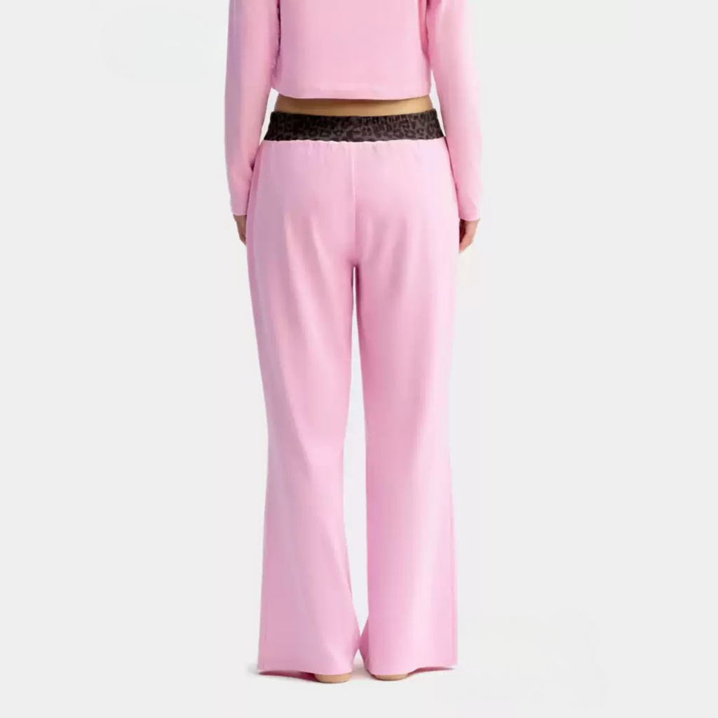 Hello Kitty Leopar Desenli Pamuklu Pantolon