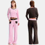 Hello Kitty Leopar Desenli Pamuklu Pantolon