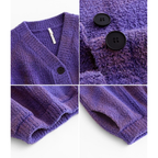 Mor Batik Desenli Yumuşak Polar Pijama Takımı