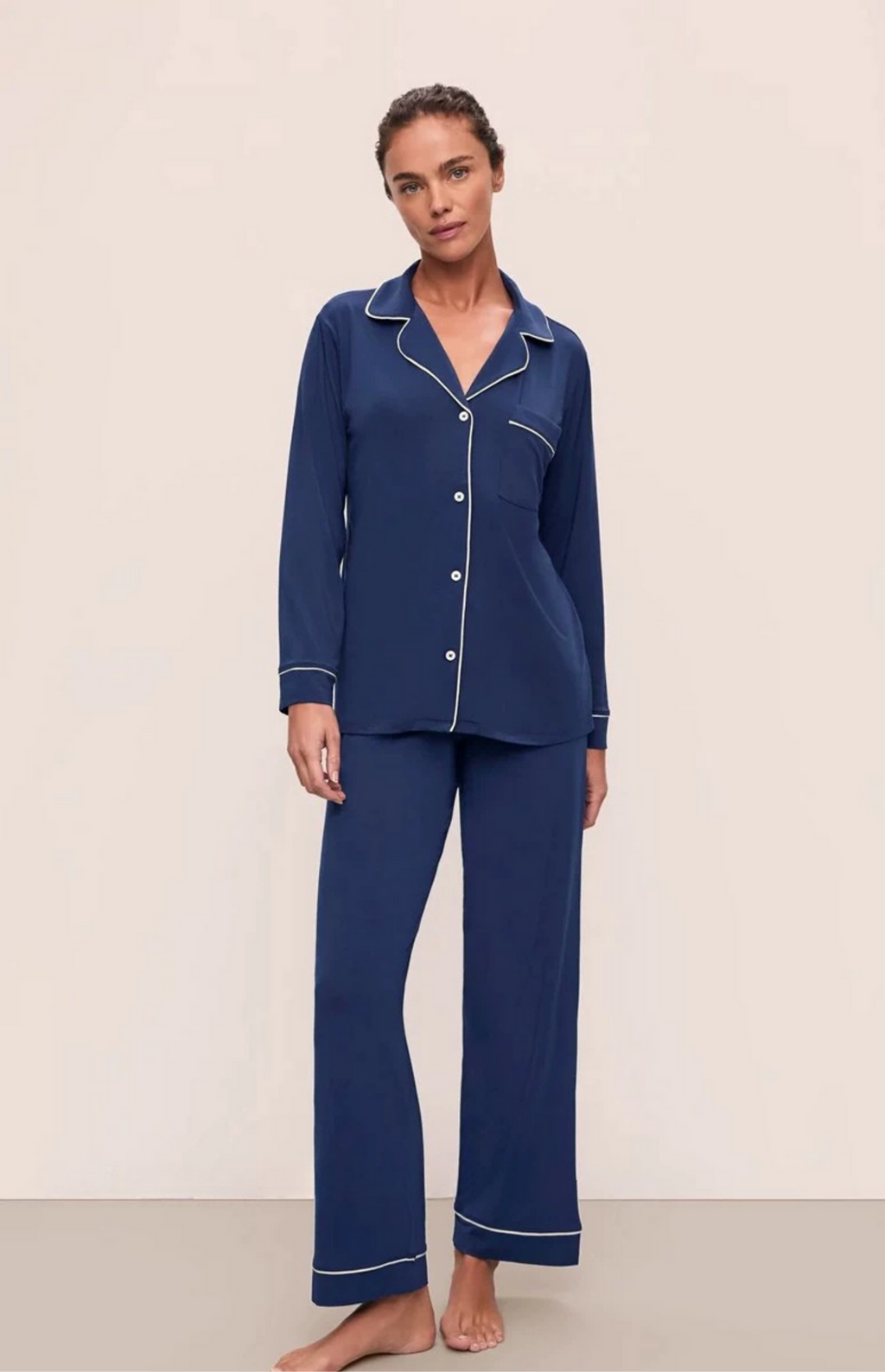 Classic Modal Düğmeli Pijama Takımı