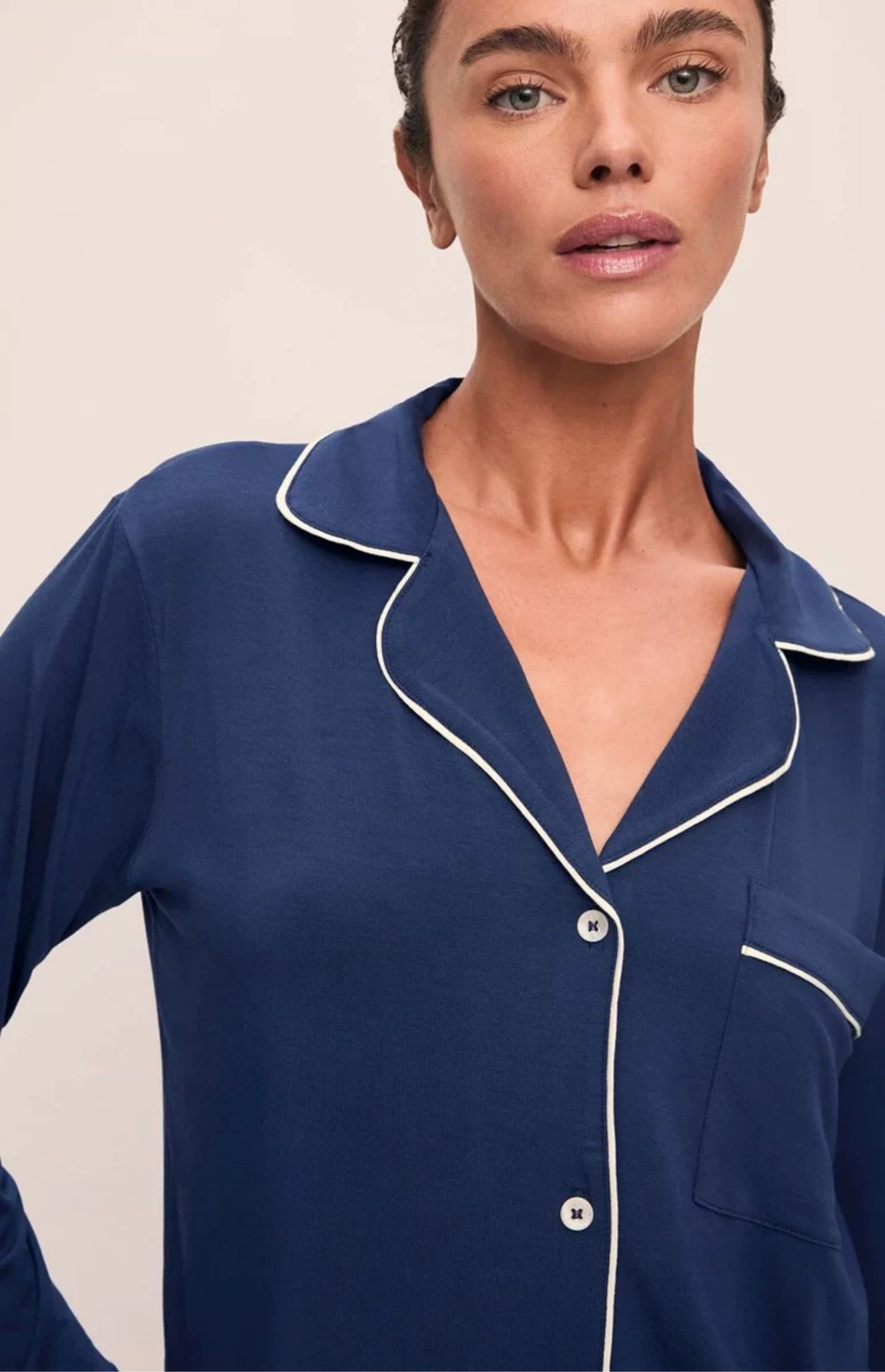 Classic Modal Düğmeli Pijama Takımı