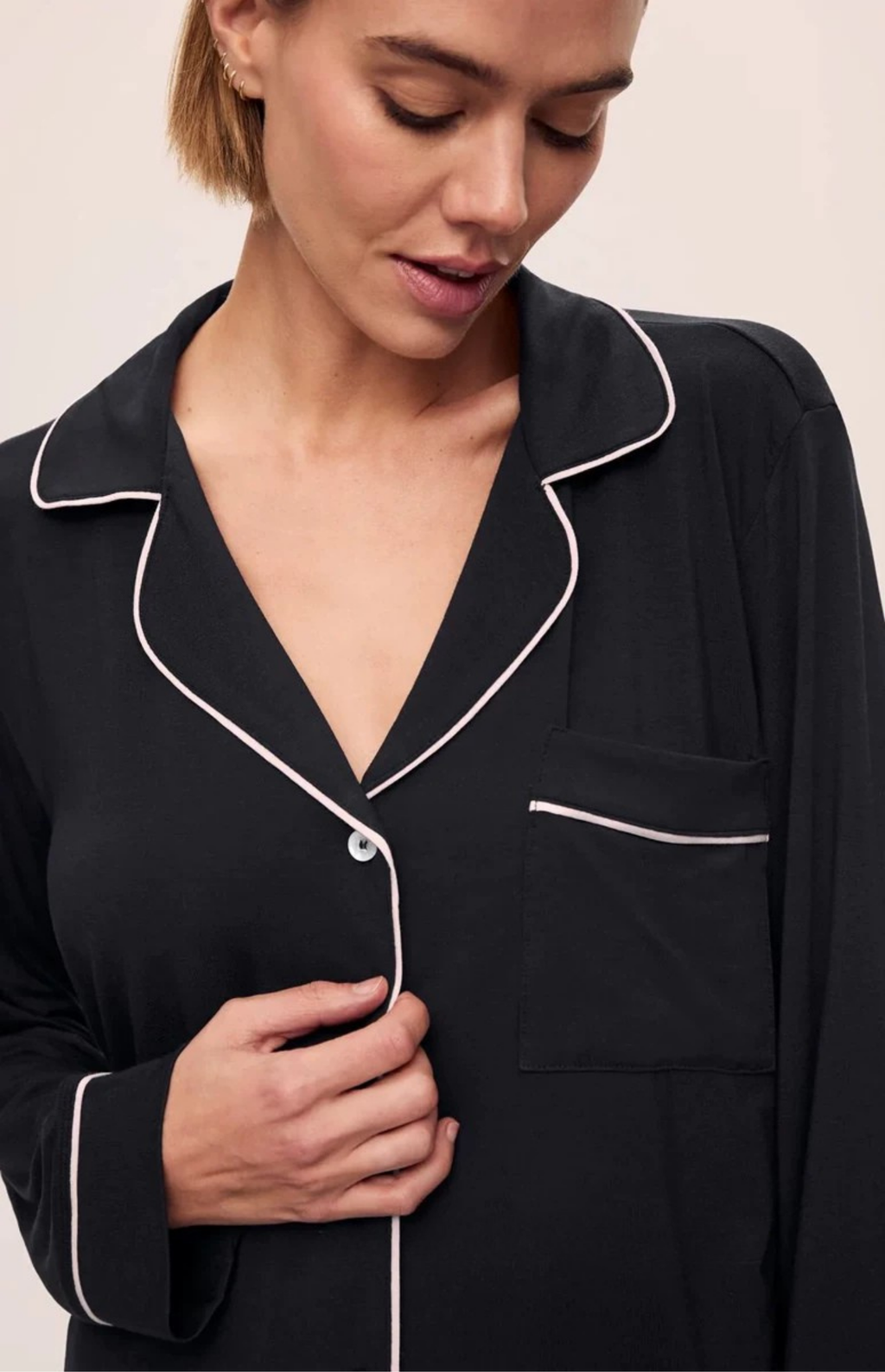 Classic Modal Düğmeli Pijama Takımı