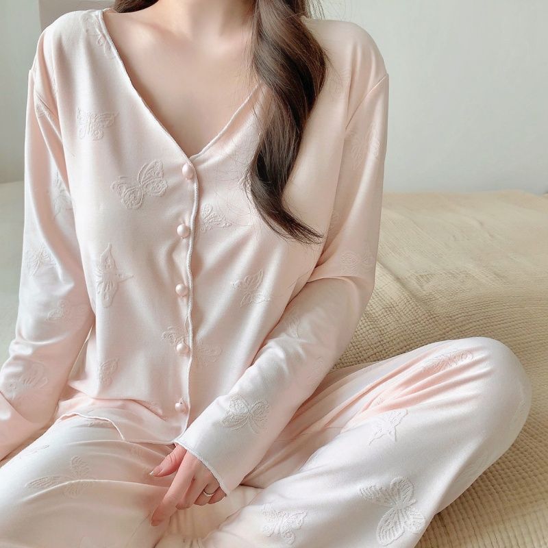 Butterfly Dream – Modal Kadın Pijama Takımı (3 Parça+Göğüs Pedli)