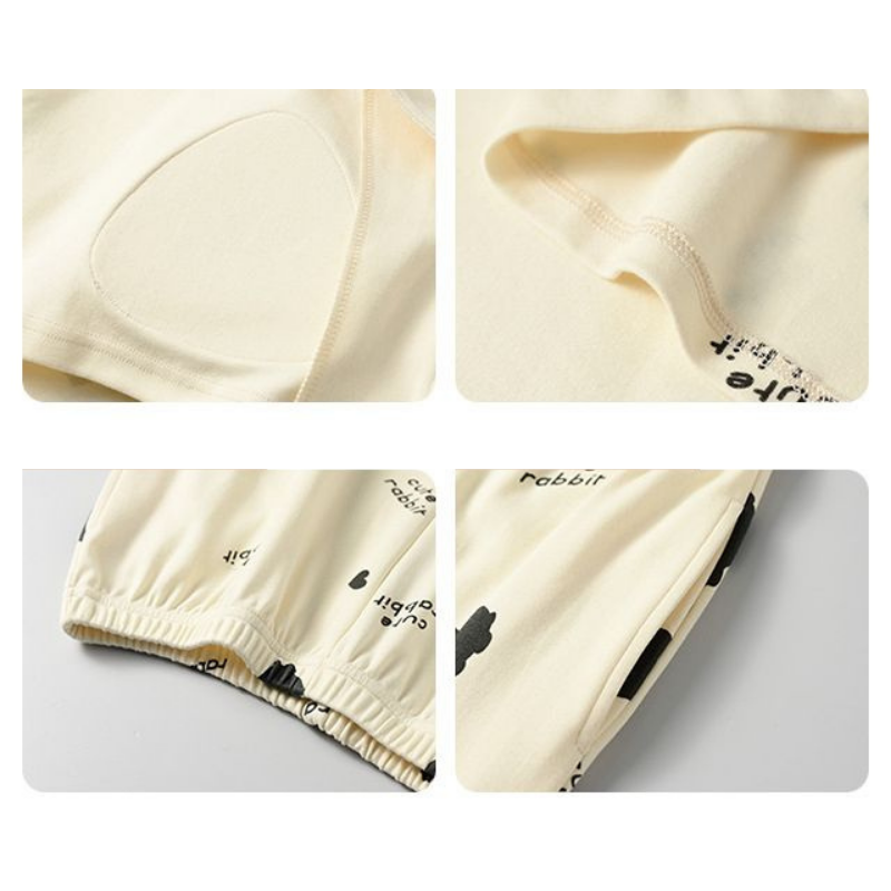 PureEase – Göğüs Pedli Pamuklu Pijama Takımı