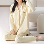 PureEase – Göğüs Pedli Pamuklu Pijama Takımı