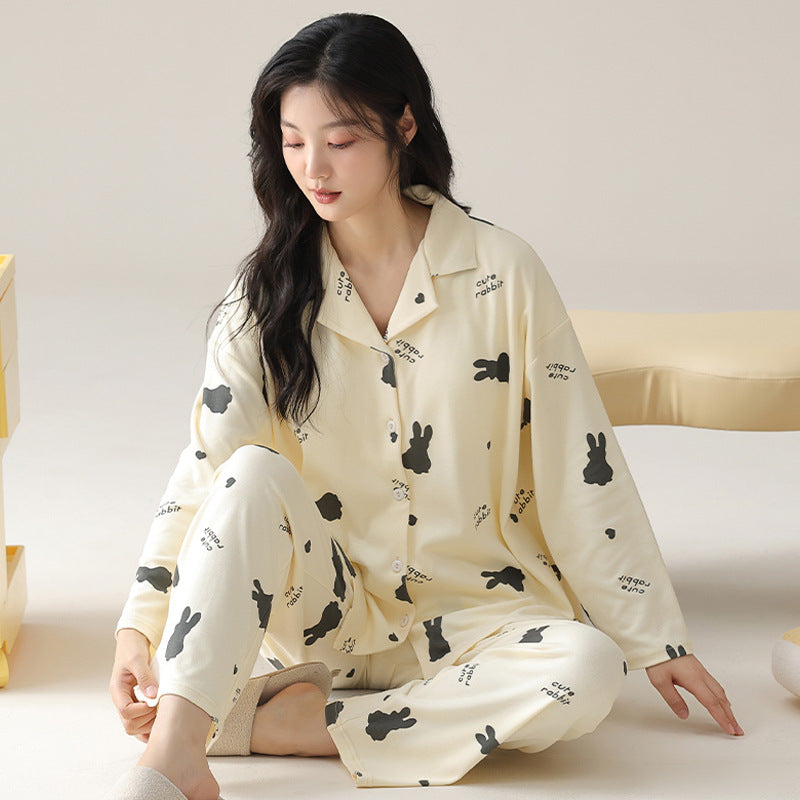 PureEase – Göğüs Pedli Pamuklu Pijama Takımı