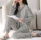 PureEase – Göğüs Pedli Pamuklu Pijama Takımı