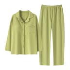 PureEase – Göğüs Pedli Pamuklu Pijama Takımı