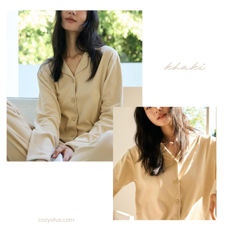 Soft Dream – Ultra Yumuşak Haki Kadın Pijama Takımı