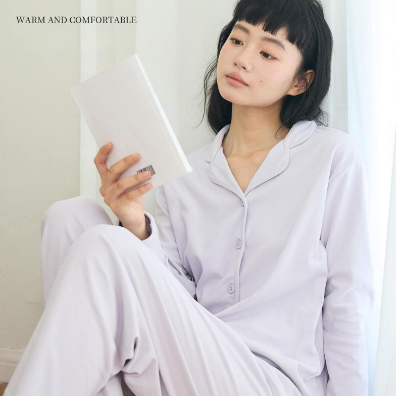 Soft Dream – Ultra Yumuşak Mor Kadın Pijama Takımı