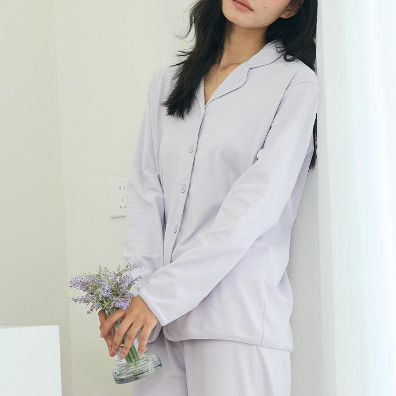 Soft Dream – Ultra Yumuşak Mor Kadın Pijama Takımı