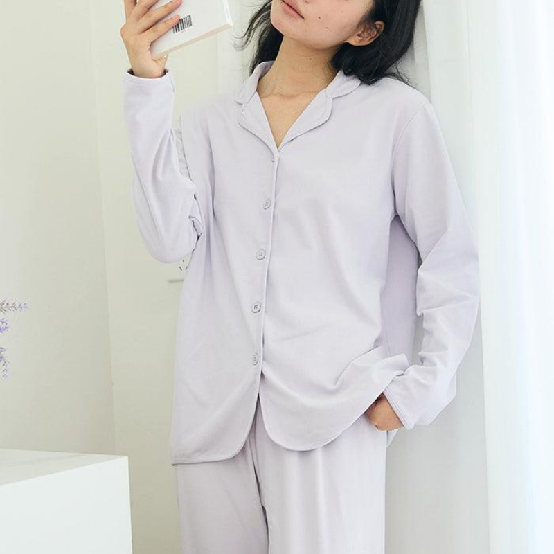 Soft Dream – Ultra Yumuşak Mor Kadın Pijama Takımı