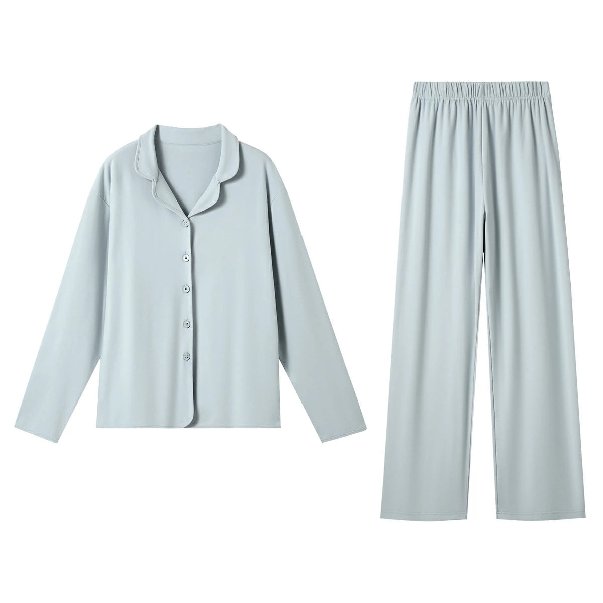 Soft Dream – Ultra Yumuşak Mavi Kadın Pijama Takımı