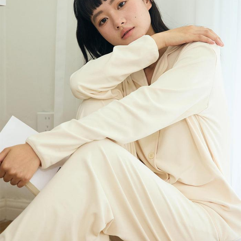 Soft Dream – Ultra Yumuşak Sarı Kadın Pijama Takımı