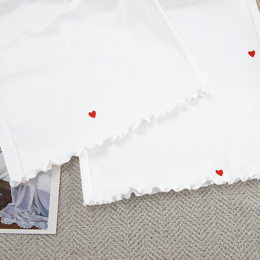 Amour Set – Kalp Desenli Kadın Pijama Takımı