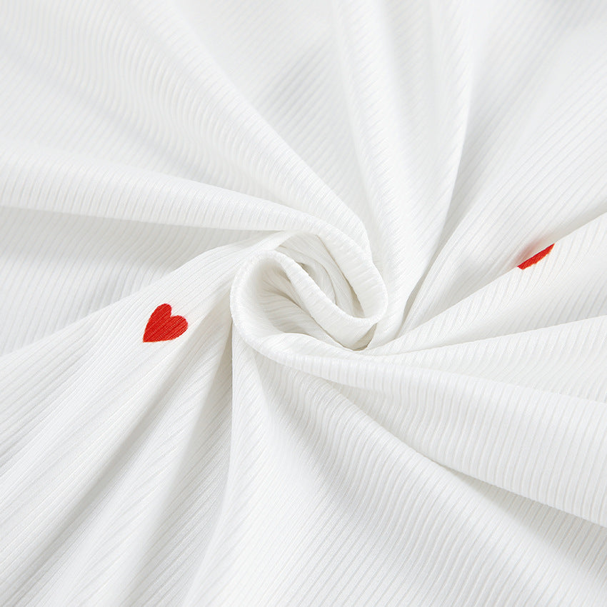 Amour Set – Kalp Desenli Kadın Pijama Takımı