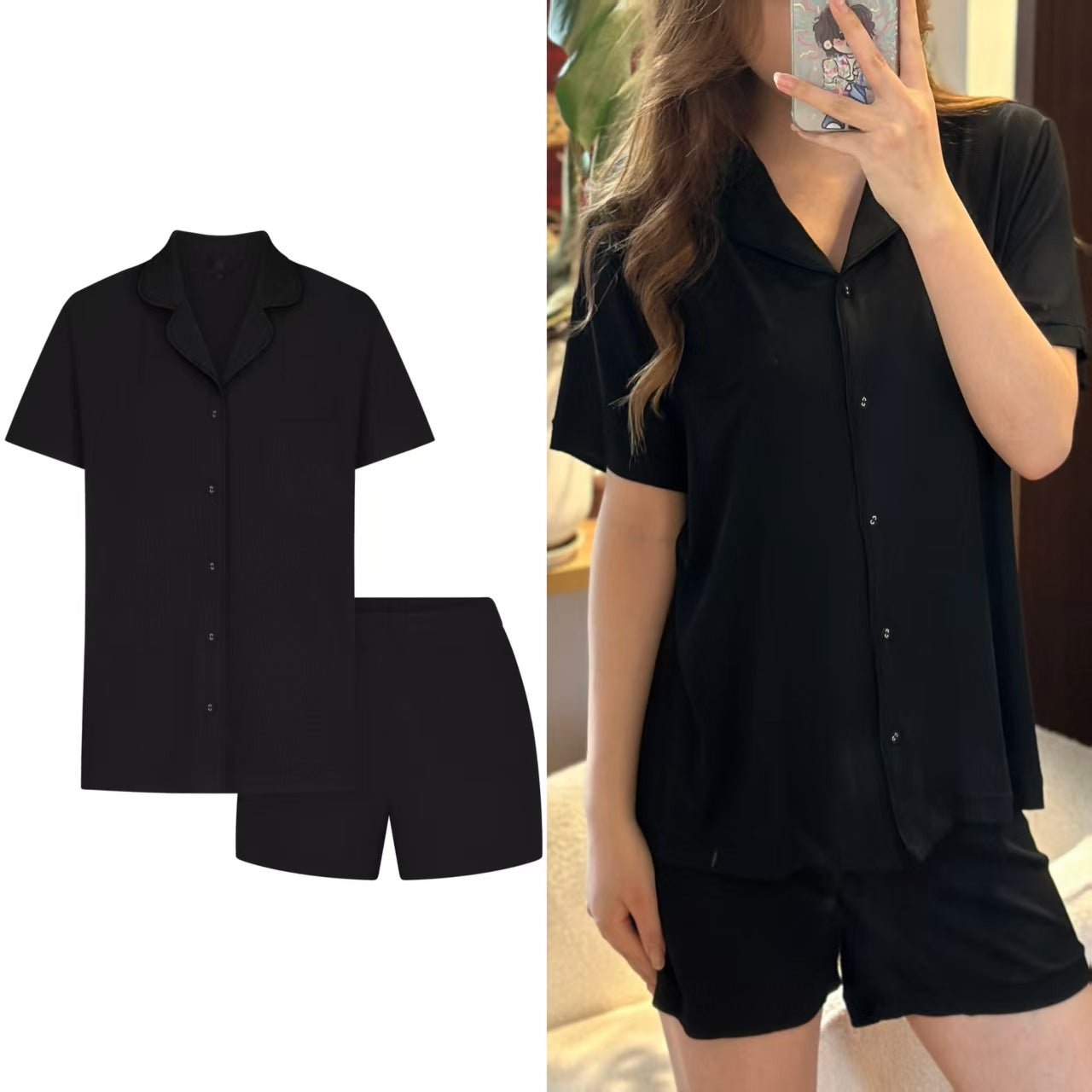 Comfy Skin Short Set – Modal Kadın Şortlu Pijama Takımı