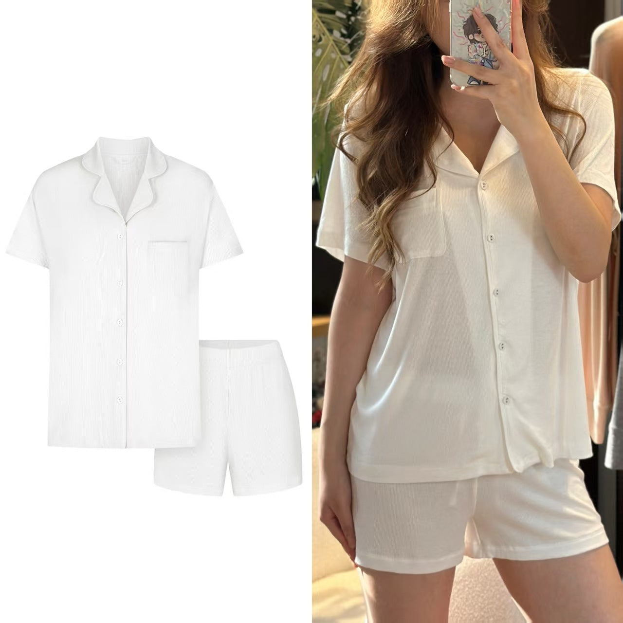 Comfy Skin Short Set – Modal Kadın Şortlu Pijama Takımı