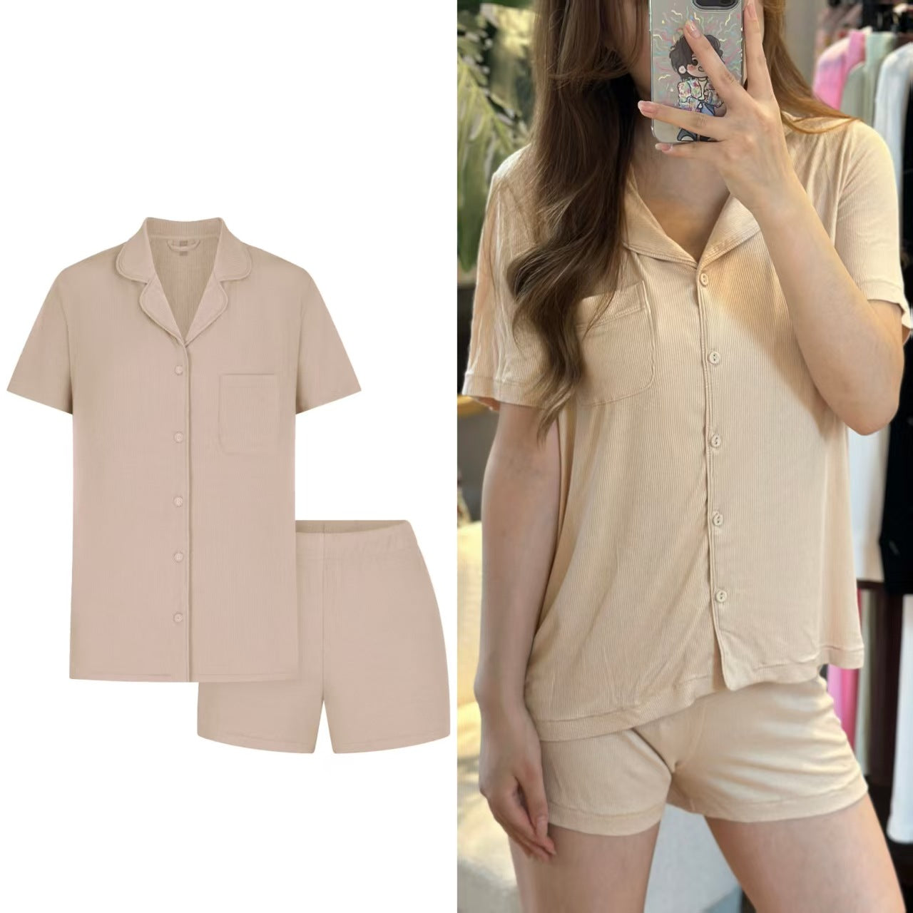 Comfy Skin Short Set – Modal Kadın Şortlu Pijama Takımı