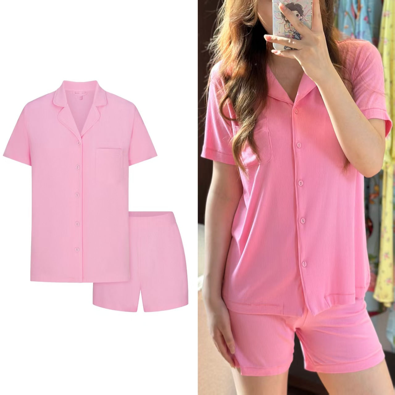 Comfy Skin Short Set – Modal Kadın Şortlu Pijama Takımı