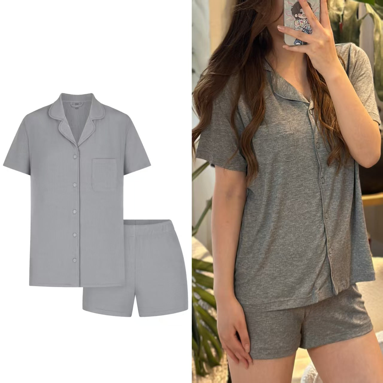 Comfy Skin Short Set – Modal Kadın Şortlu Pijama Takımı