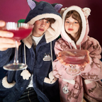 Lovely Duo – Plush Robe Set for Couples