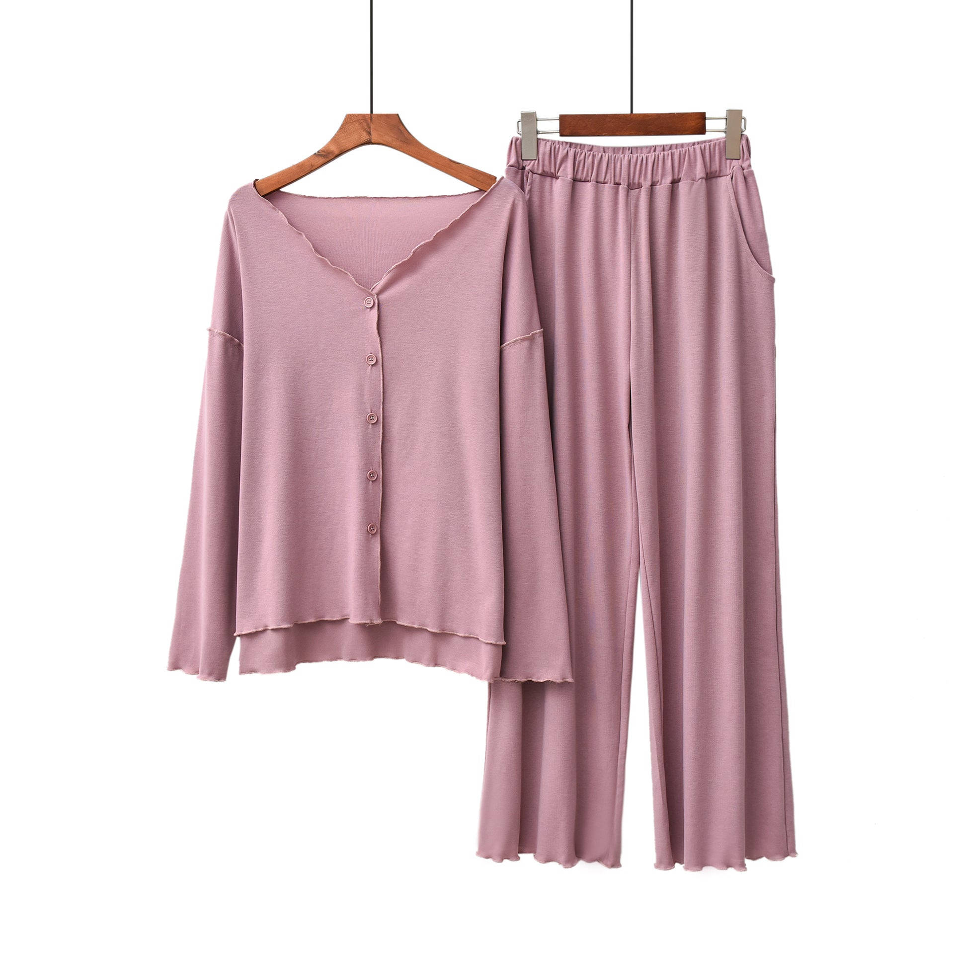 Cozy of Us Modal Pure Set – Uzun Kollu Basic Pijama Takımı