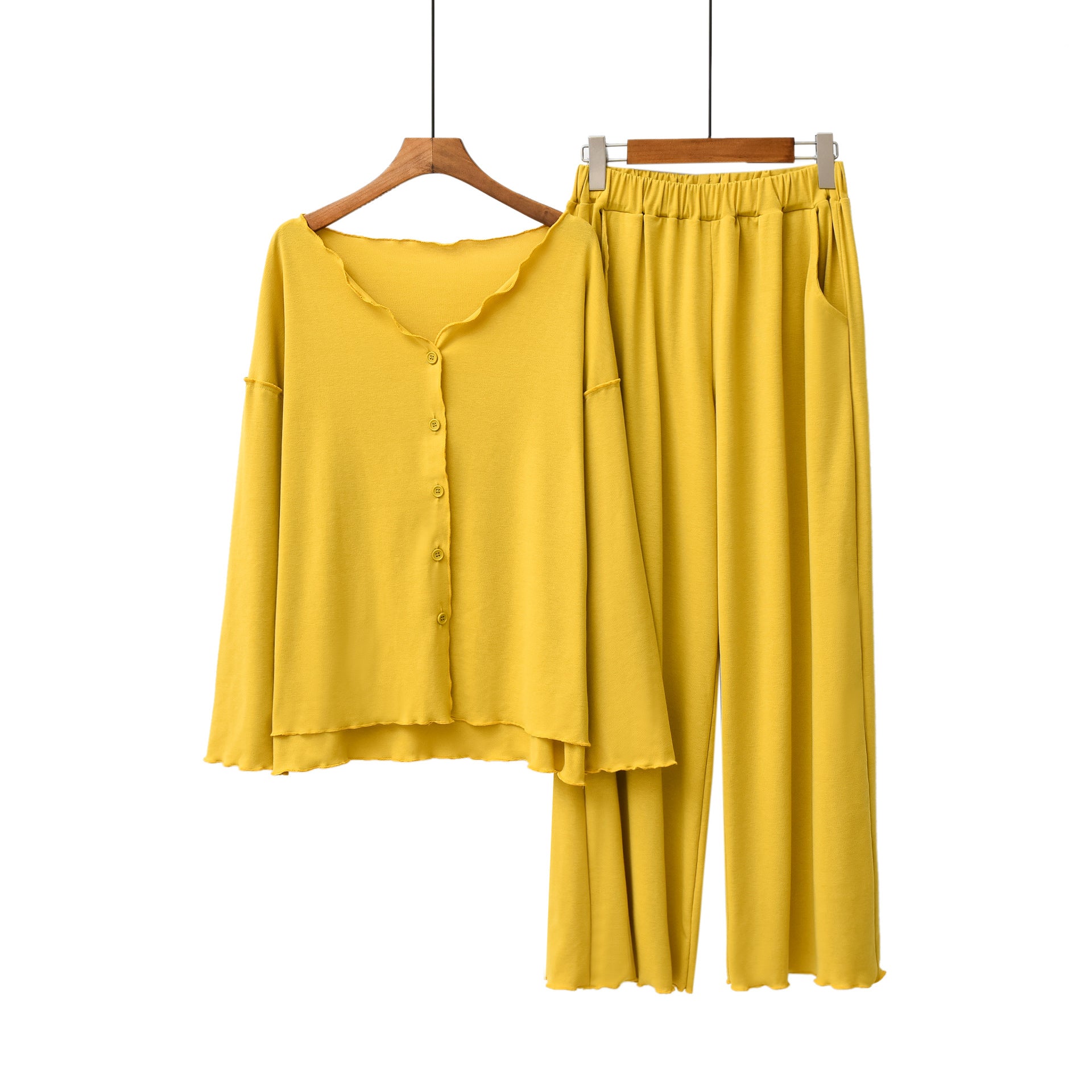 Cozy of Us Modal Pure Set – Uzun Kollu Basic Pijama Takımı