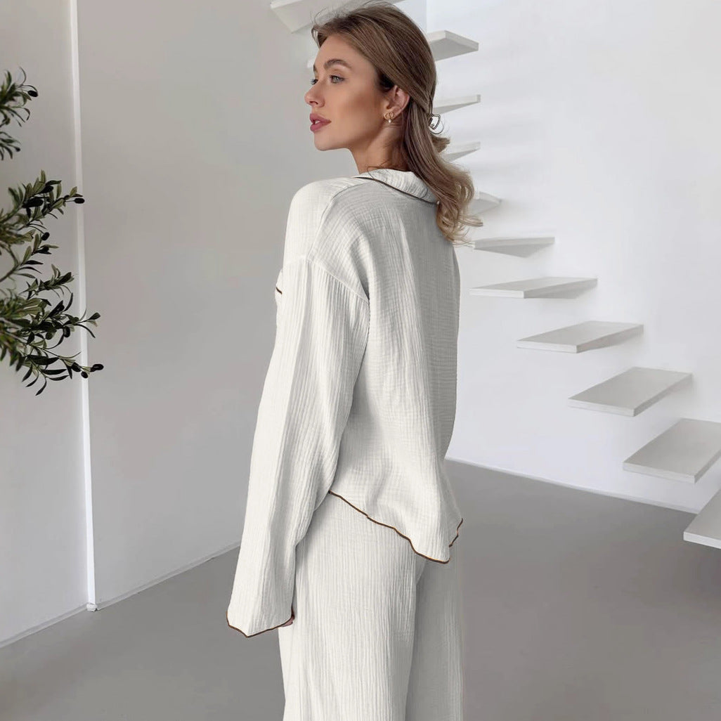 Natural Comfort – Kadın Düğmeli Pijama Takımı