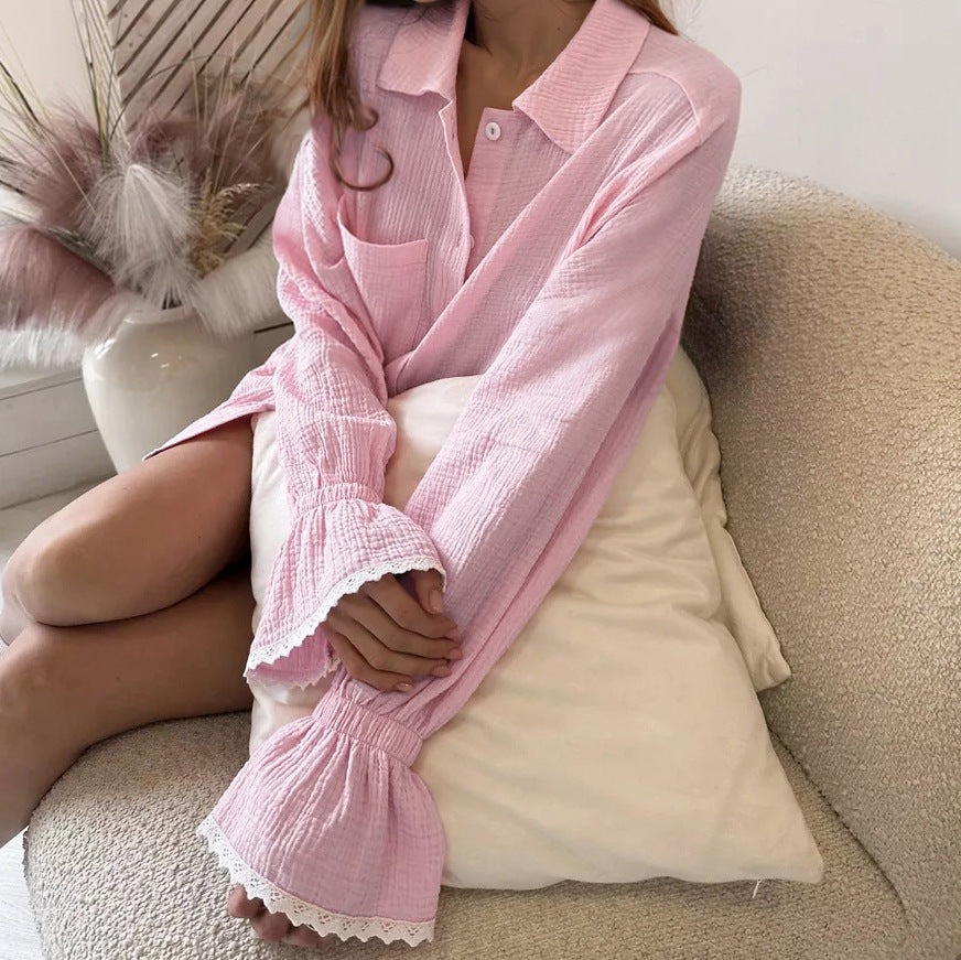 Pink Cotton Set – Pamuklu Şortlu Kadın Pijama Takımı