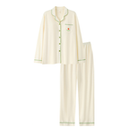 PureEase – Göğüs Pedli Pamuklu Pijama Takımı