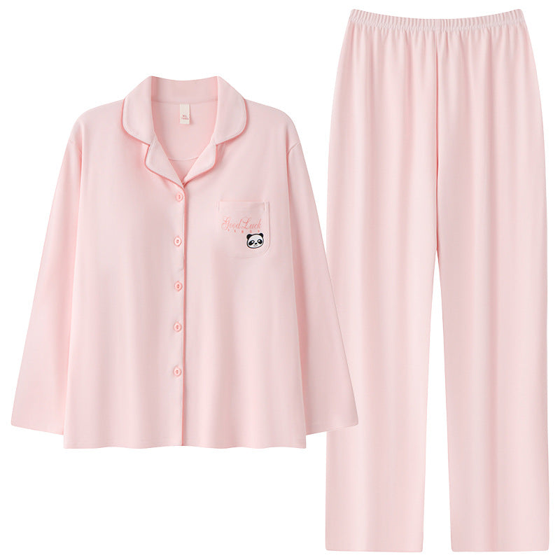 PureEase – Göğüs Pedli Pamuklu Pijama Takımı