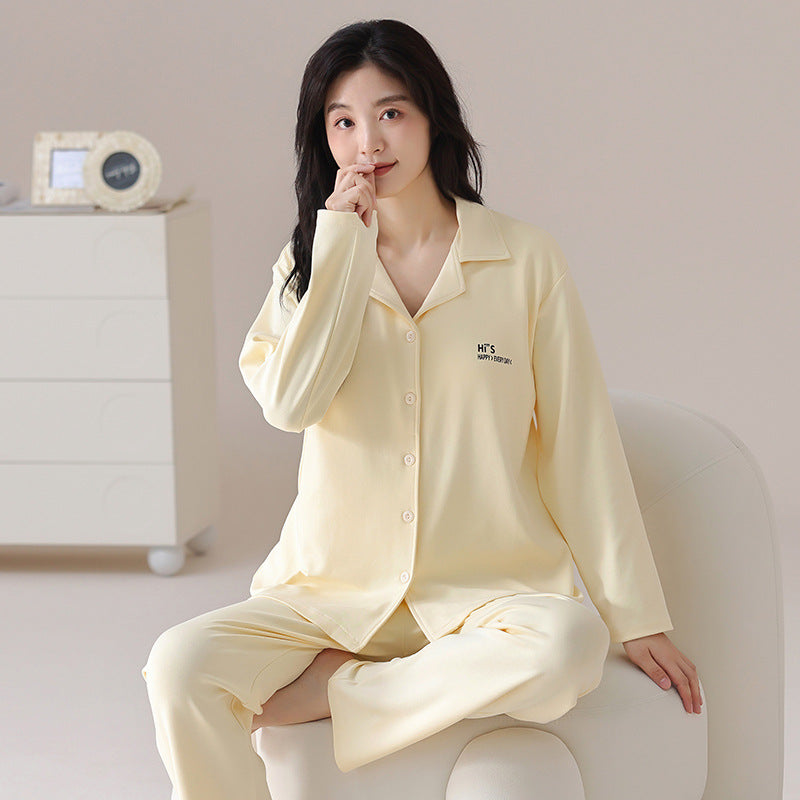 PureEase – Göğüs Pedli Pamuklu Pijama Takımı