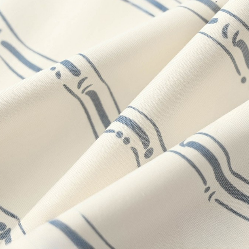 PureEase – Göğüs Pedli Pamuklu Pijama Takımı