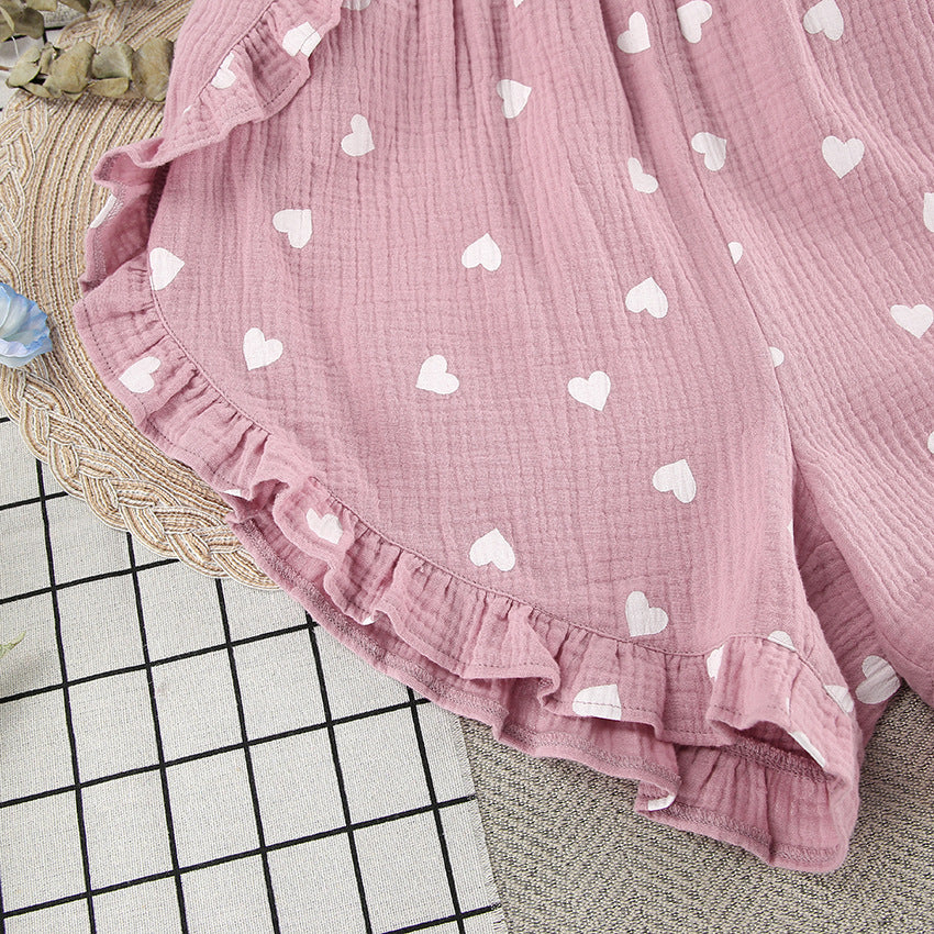 Sweetheart Set – Kalp Desenli Kadın Pijama Takımı