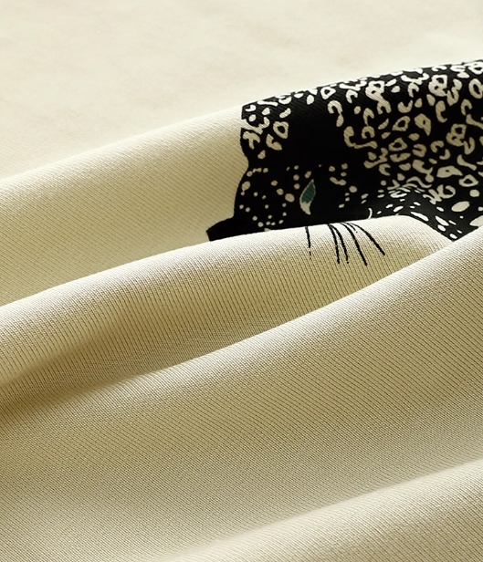 Yeşil Leopar Figürlü Pamuklu Pijama Takımı