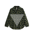 Yeşil Leopar Desenli Pamuklu Pijama Takımı