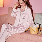 Marie Character Print Satin Pajama Set