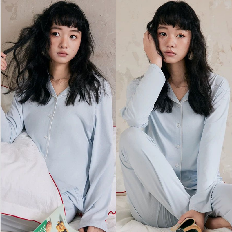 Every Day Comfort – Mavi Kadın Pijama Takımı