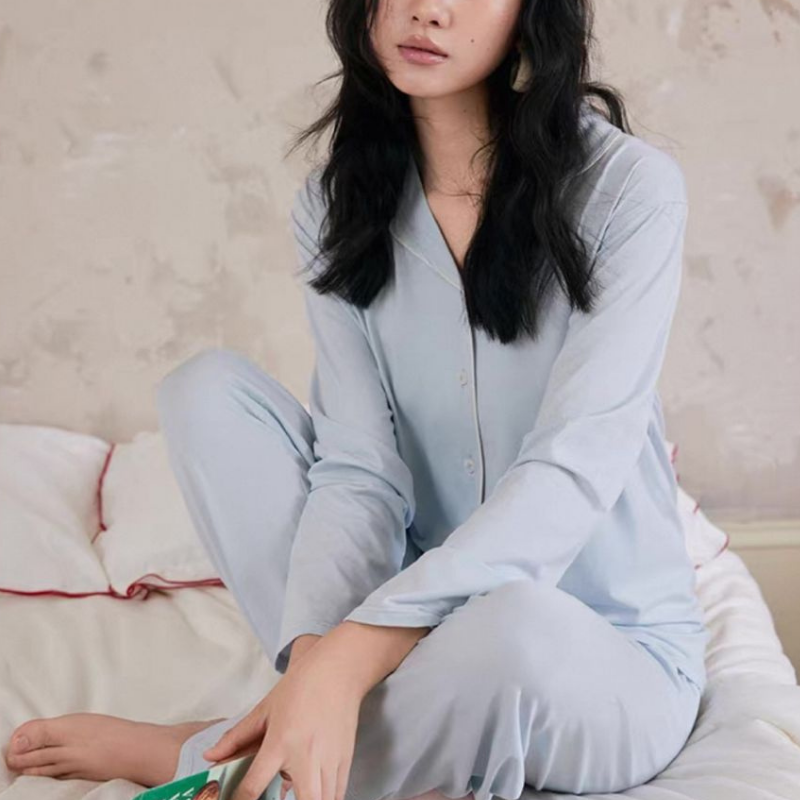 Every Day Comfort – Mavi Kadın Pijama Takımı