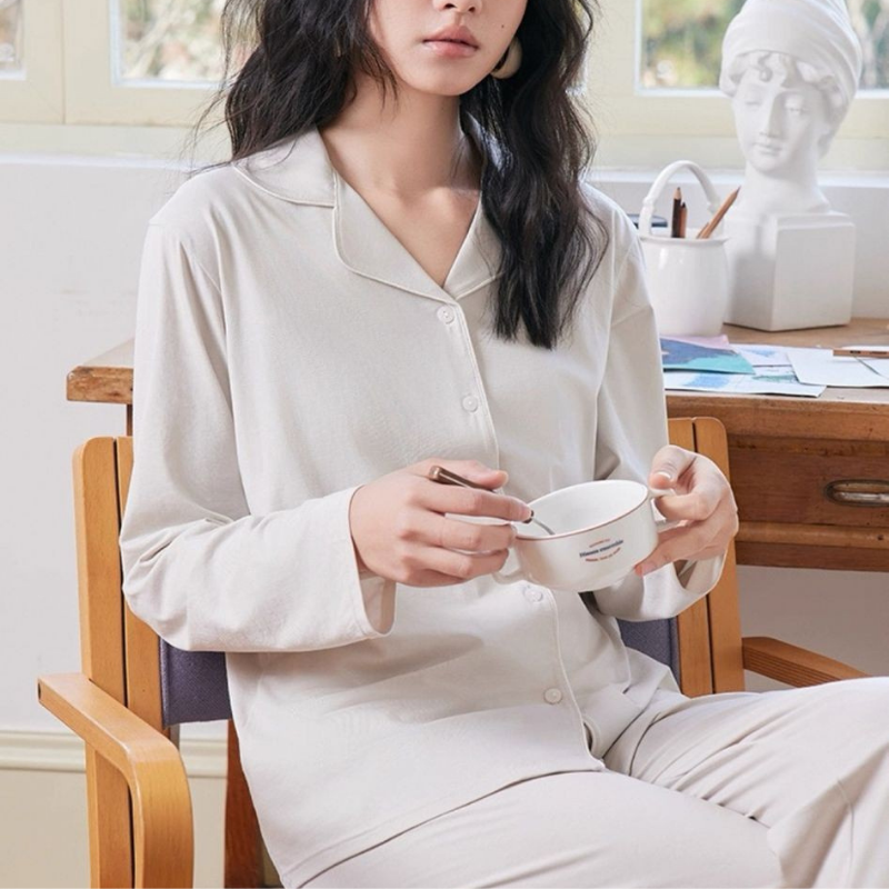 Every Day Comfort – Bej Kadın Pijama Takımı