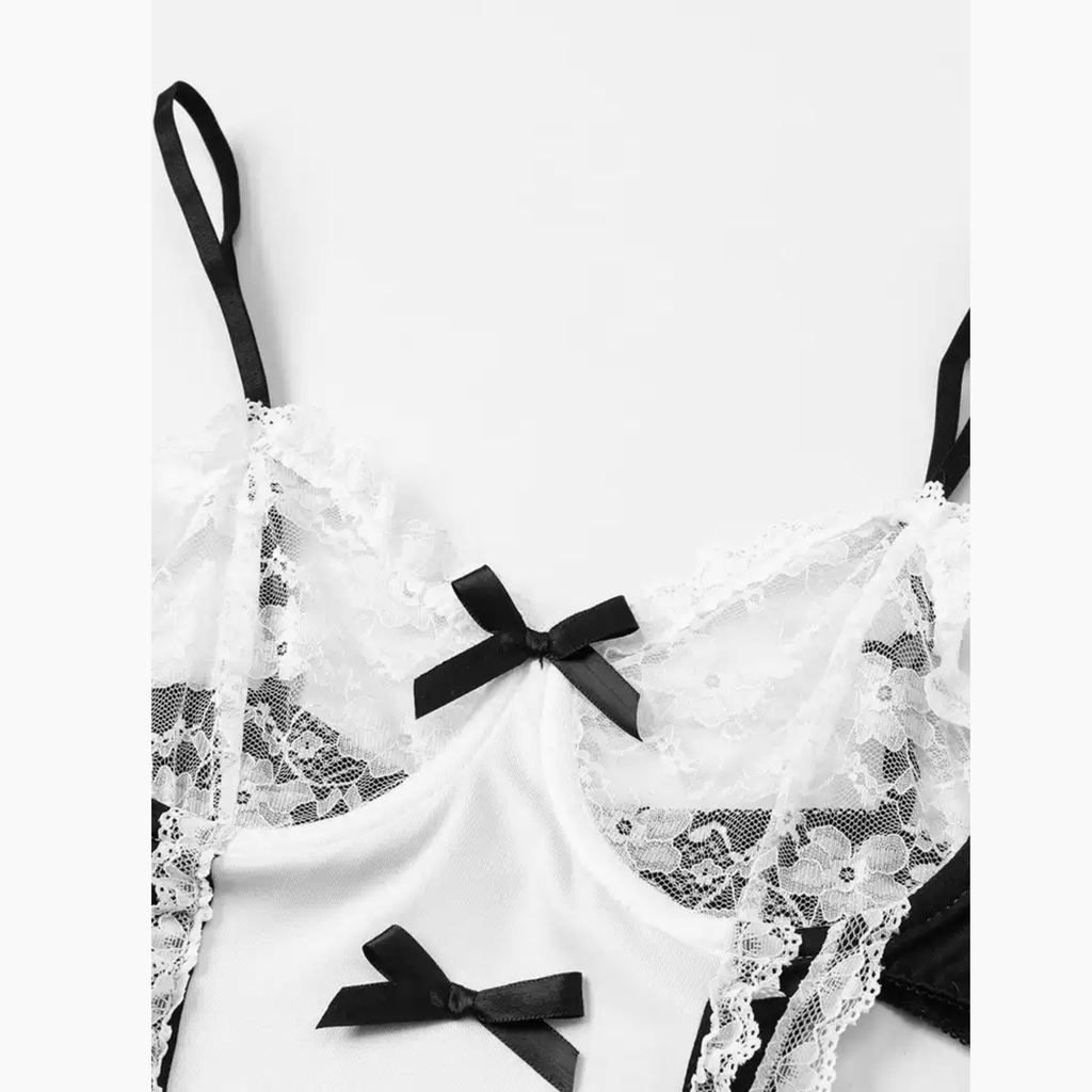 French Lace Corset Detail Fantasy Nightgown