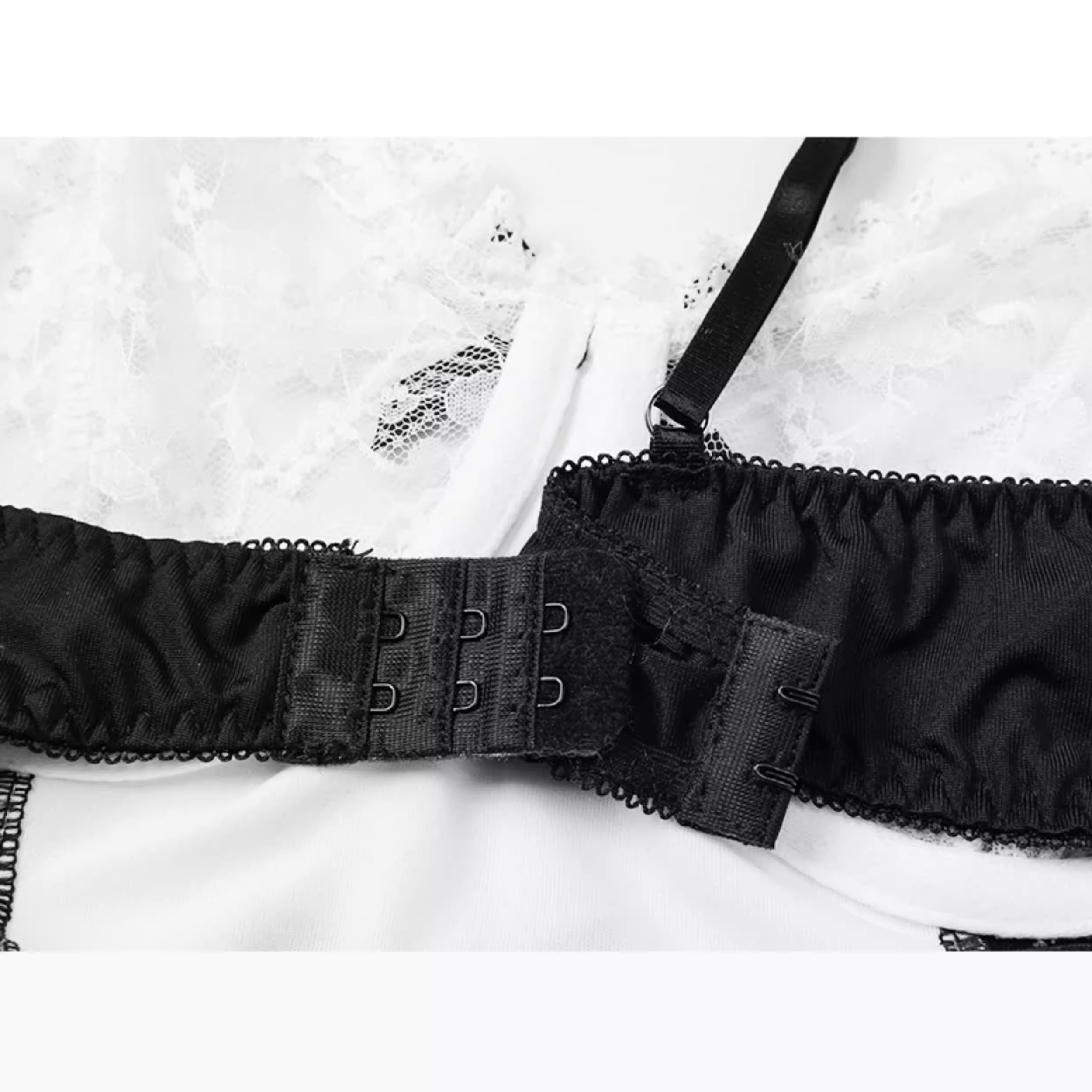 Fransız Dantel Korse Detaylı Fantezi Gecelik