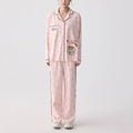 Pembe Karakter Desenli Modal Pamuklu Pijama Takımı