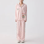 Pembe Karakter Desenli Modal Pamuklu Pijama Takımı